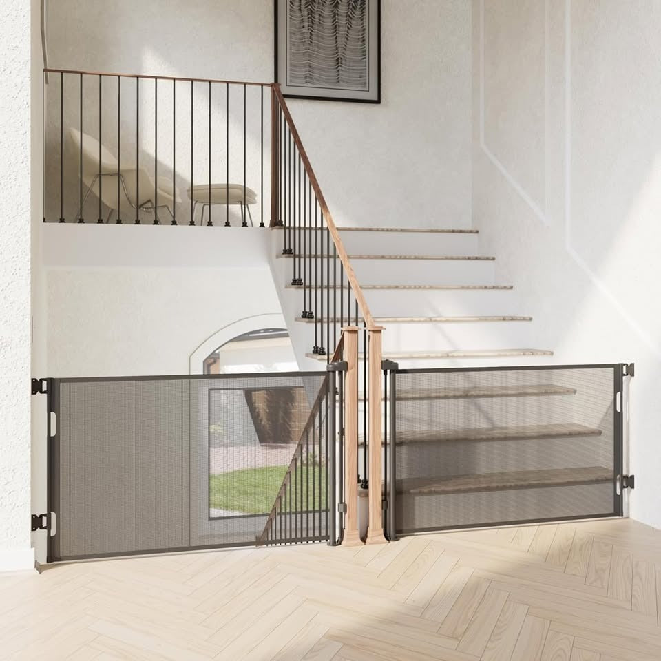 2 Pack Baby Gate Retractable Cumbor