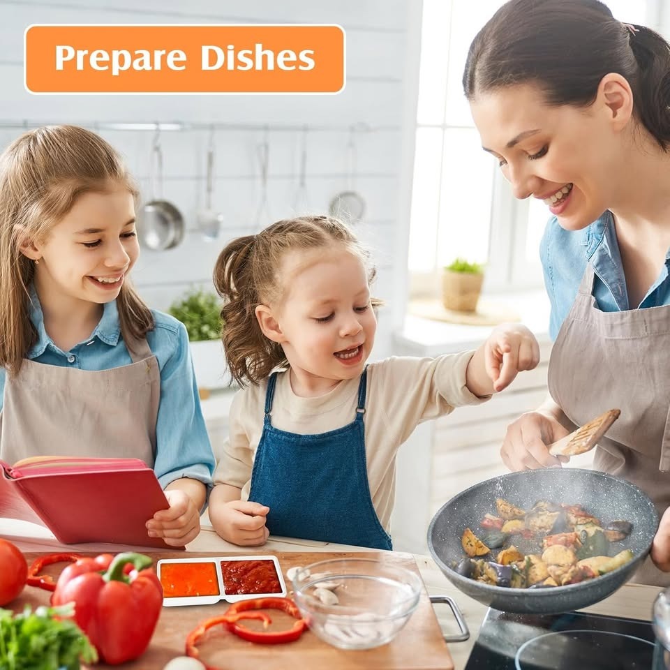 24 Sauce Dish Dual Dipping Bowls Melamine Dual Sauce Bowls Soy Two Compartments Party Trays Divided