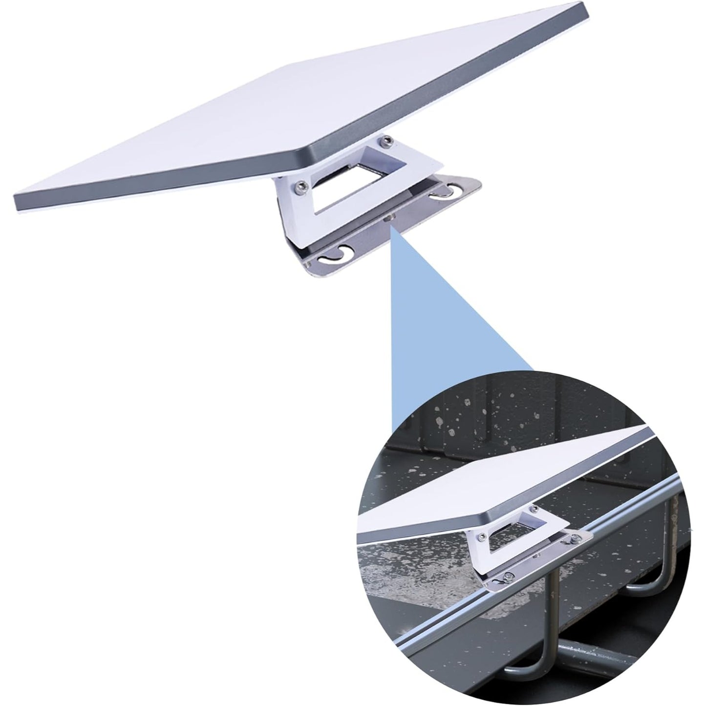 Universal Roof Rack Load Stop Clamp 6" Steel Mounting Bracket For SUV/Truck Cargo Carrier