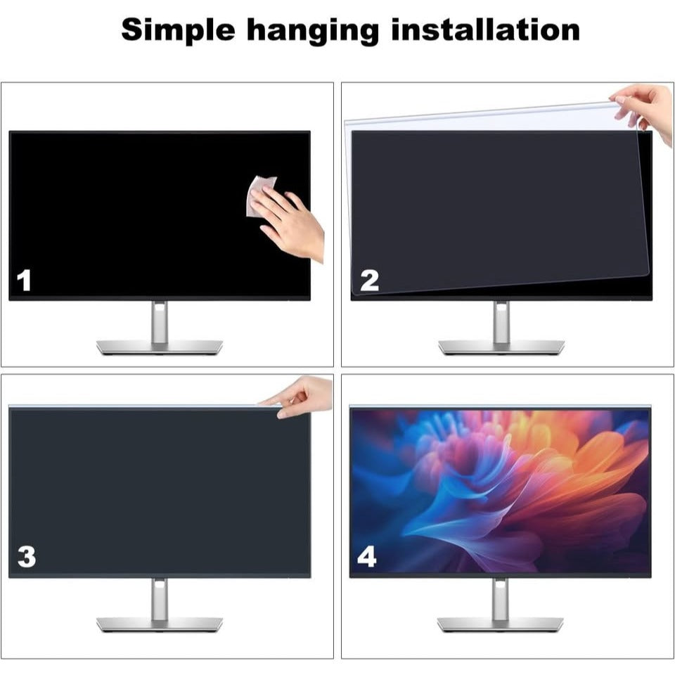 2 Pack AntiBlue Light AntiScratch Screen Protector Shield for 23 23.6 23.8