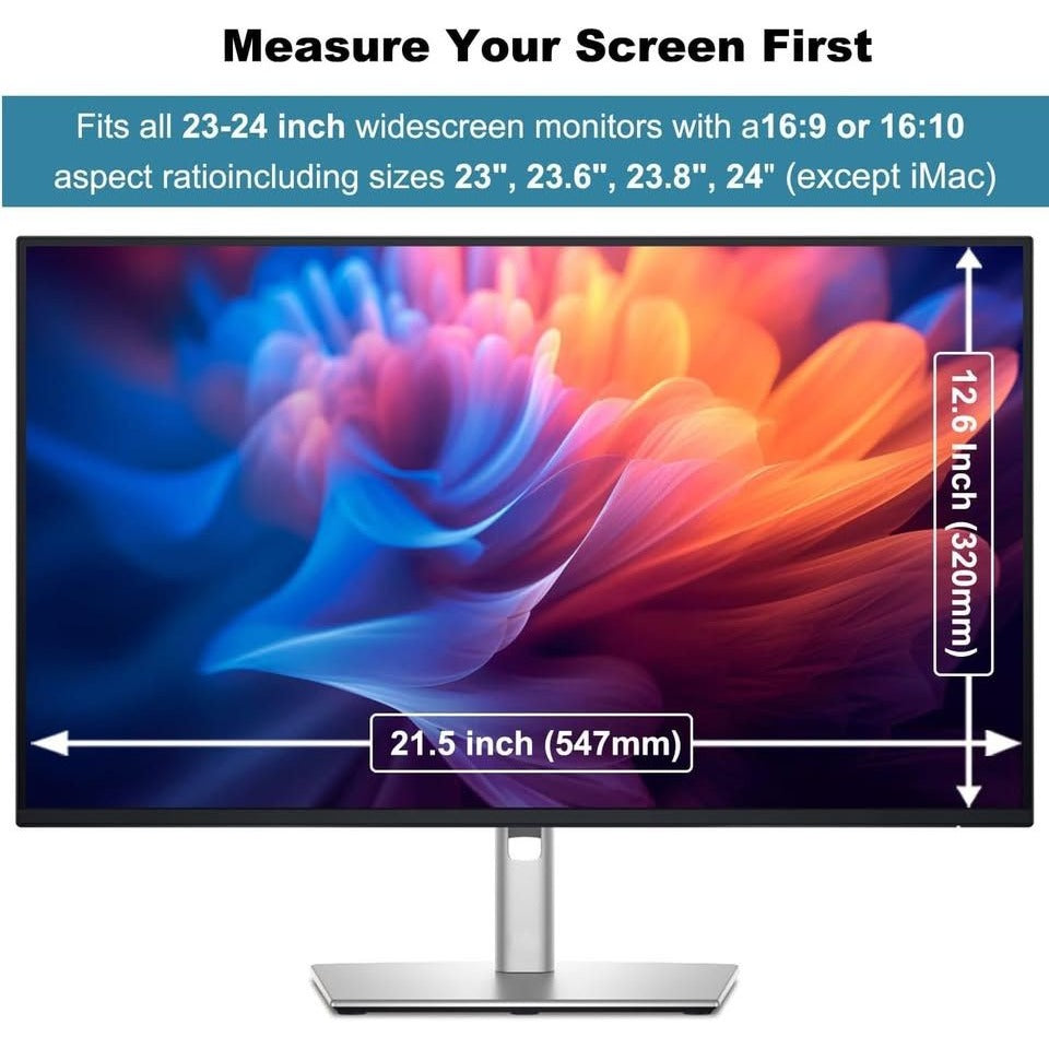 2 Pack AntiBlue Light AntiScratch Screen Protector Shield for 23 23.6 23.8