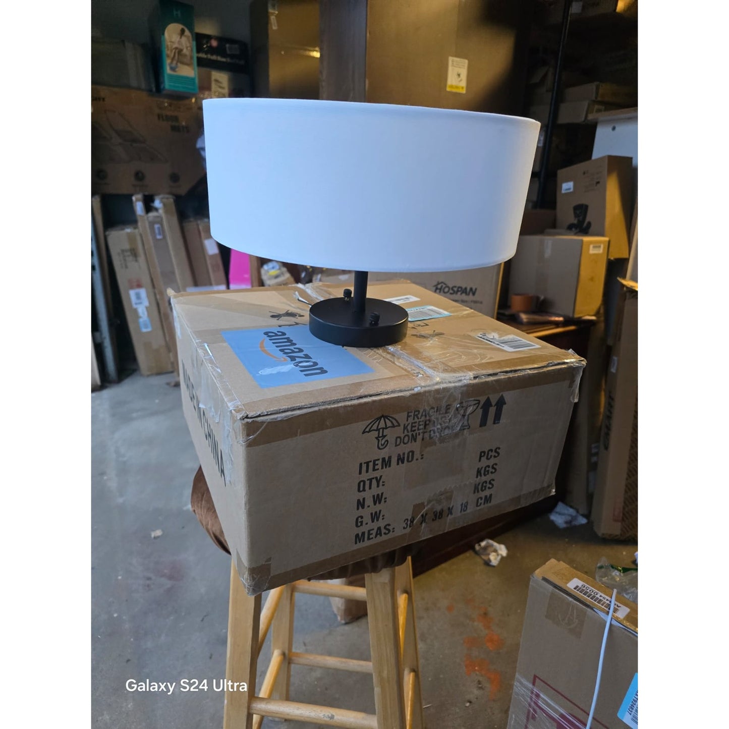 13" Semi Flush Mount Ceiling Light Fixture, 3 Light Gold Drum Light Fixtures with White Fabric Shade, Modern Close to Ceiling Lighting for L