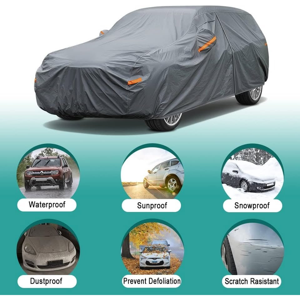 Premium Car Cover Custom Fit Ford Explorer (1995-2024), 16 Layers Heavy Duty Car Cover Waterproof