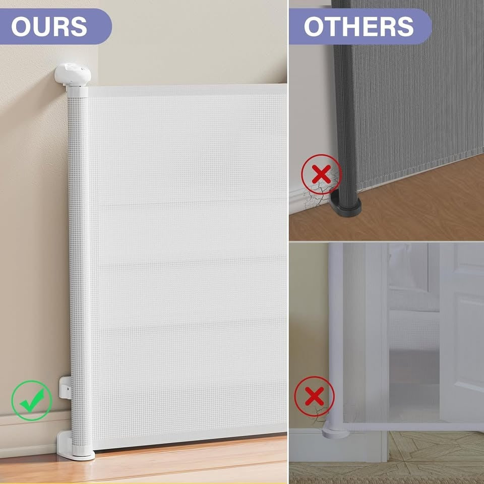 Retractable Baby Gates Extra Wide