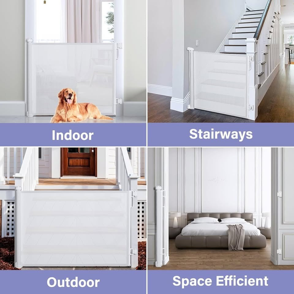 Retractable Baby Gates Extra Wide