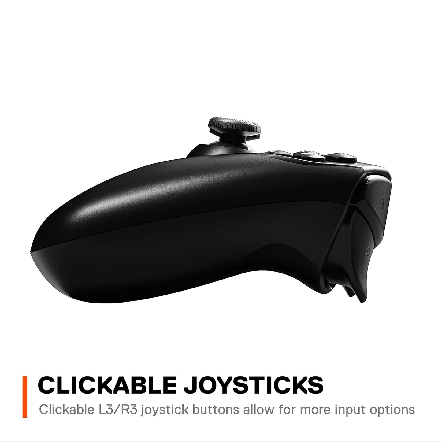 SteelSeries Multi-Platform Dual Wireless Controller W/ Adjustable Phone Mount 50-Hour Battery Clickable Joysticks & Navigation Buttons