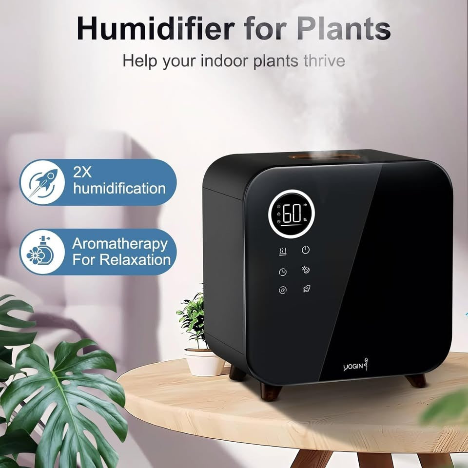 5.5L (1.45 Gallon) Ultrasonic Cool Mist Humidifiers with Turbo Function, Up to 60 Hours, Quiet,