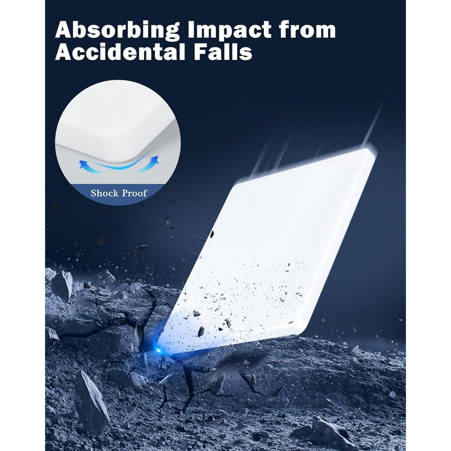 Protective Silicone Cover For Starlink Mini Lightweight Waterproof Heat Dissipation Shockproof White