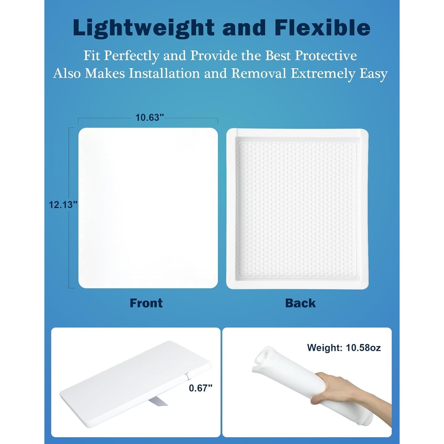 Protective Silicone Cover For Starlink Mini Lightweight Waterproof Heat Dissipation Shockproof White