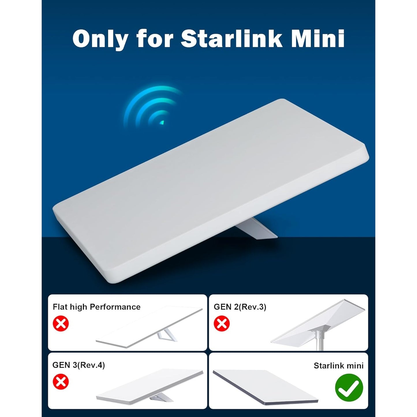 Protective Silicone Cover For Starlink Mini Lightweight Waterproof Heat Dissipation Shockproof White
