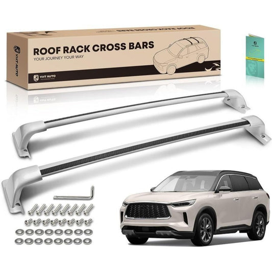 Car Roof Rack Cross Bar Compatible with Infiniti QX60 2022-2025 w/Flush Rails Fix Points, 165 Lbs