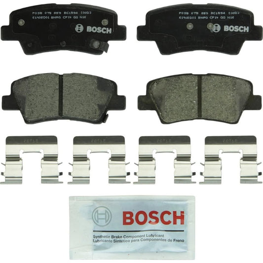BOSCH BC1594 QuietCast Premium Ceramic Disc Brake Pad Set - Compatible with Select Hyundai etc...