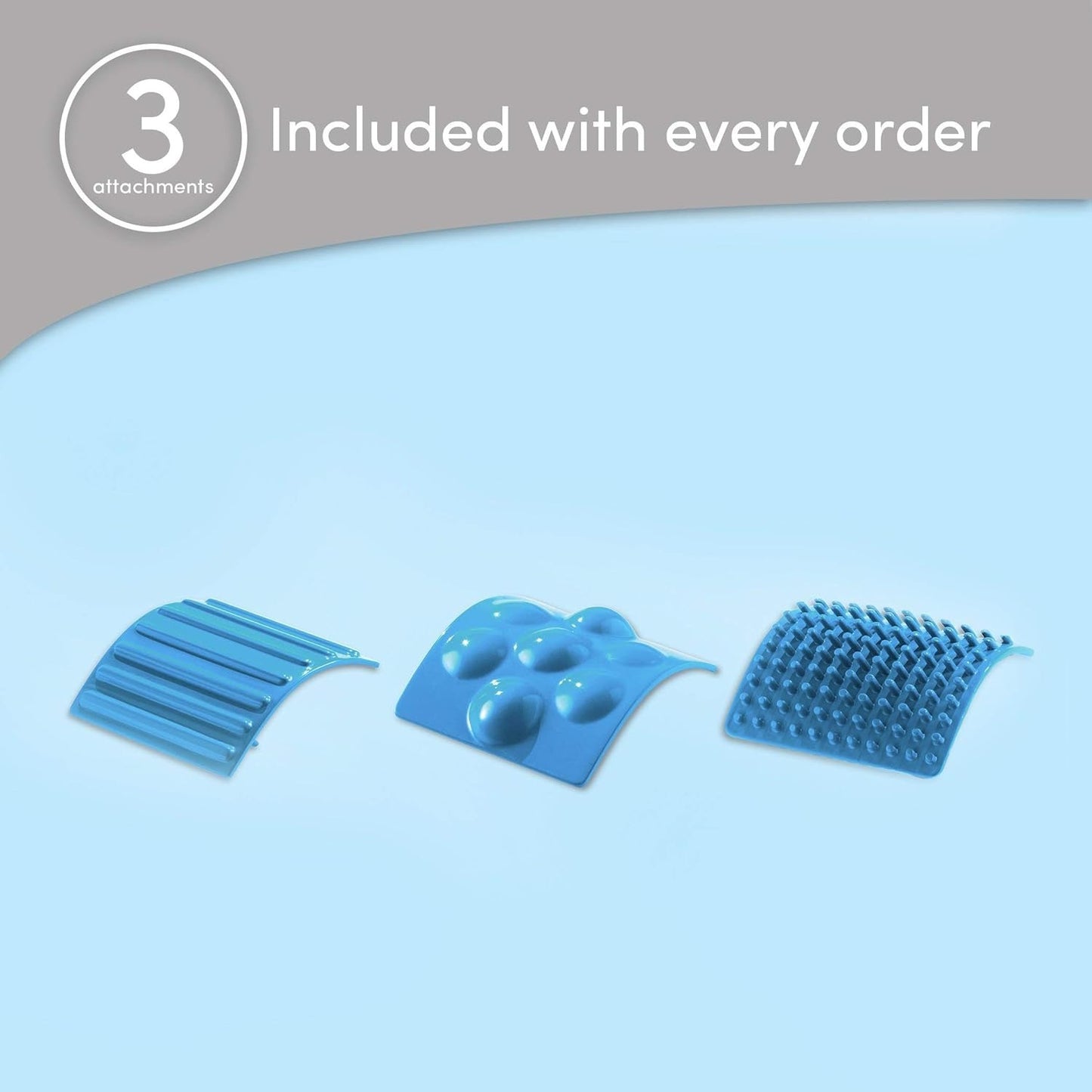 Bubble Bliss Deluxe Foot Spa with Heat Massaging Arch, 3 Acupressure Attachments, Splash Guard, Raised Nodes Creates Bubbles, Improves