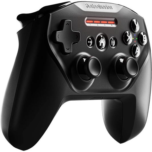 SteelSeries Multi-Platform Dual Wireless Controller W/ Adjustable Phone Mount 50-Hour Battery Clickable Joysticks & Navigation Buttons