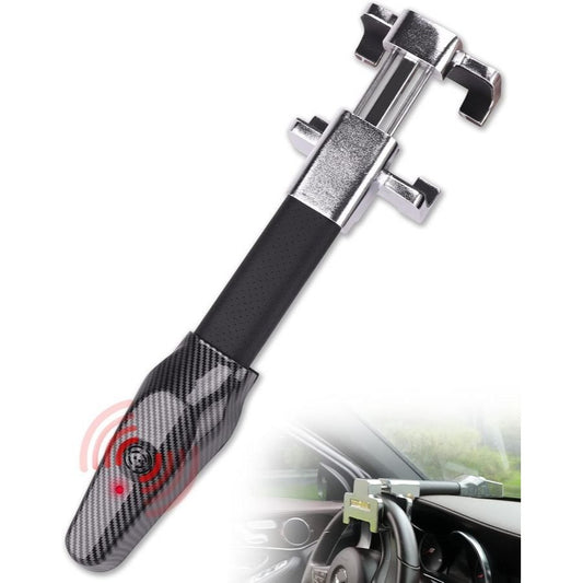 Steering Wheel Lock with Alarm,Heavy Duty Anti-Theft Car Device Car Lock Car Theft Prevention